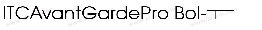 ITCAvantGardePro Bol字体转换